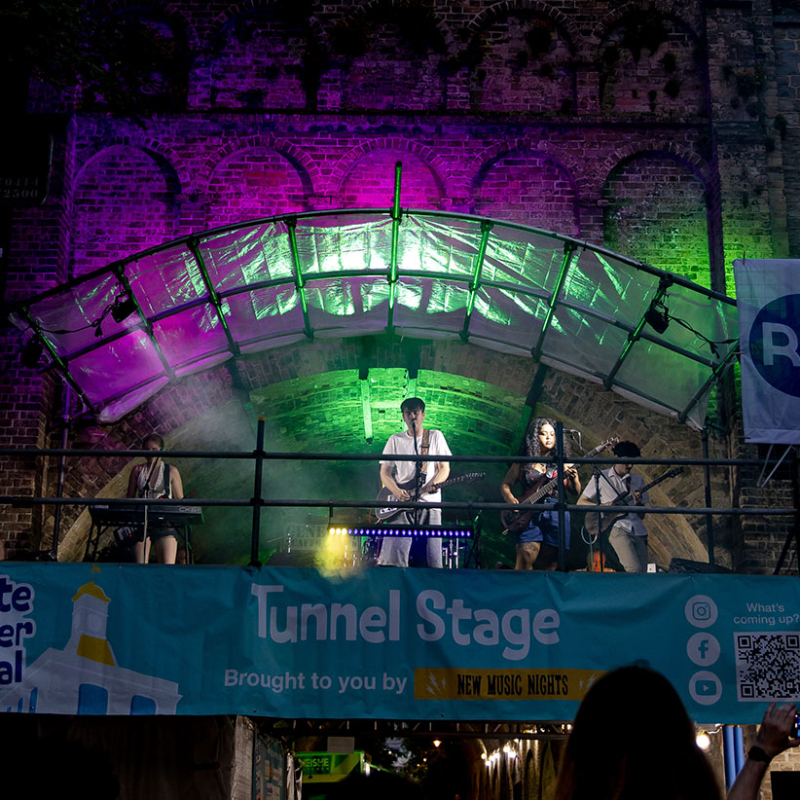 Danny Marriott on the Tunnel Stage