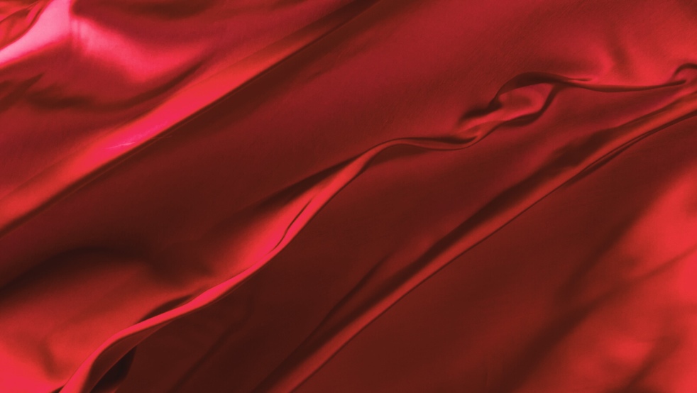 Conscious Couture red fabric